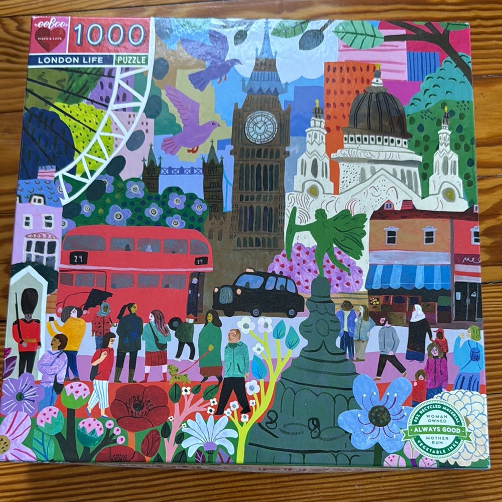 London Life 1000 Piece Puzzle - Multicolor